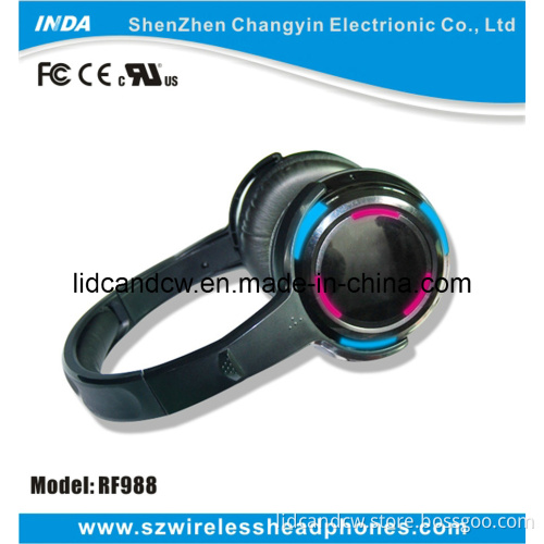Wireless Silent Disco Headset with Over 300m Distance and Multi-Channel RF988